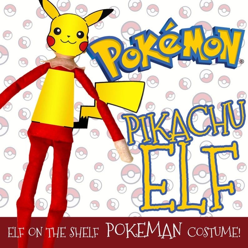 printable elf on the shelf pokemon card