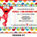 Elmo Birthday Invitation Template