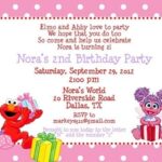 Elmo Template Invitation
