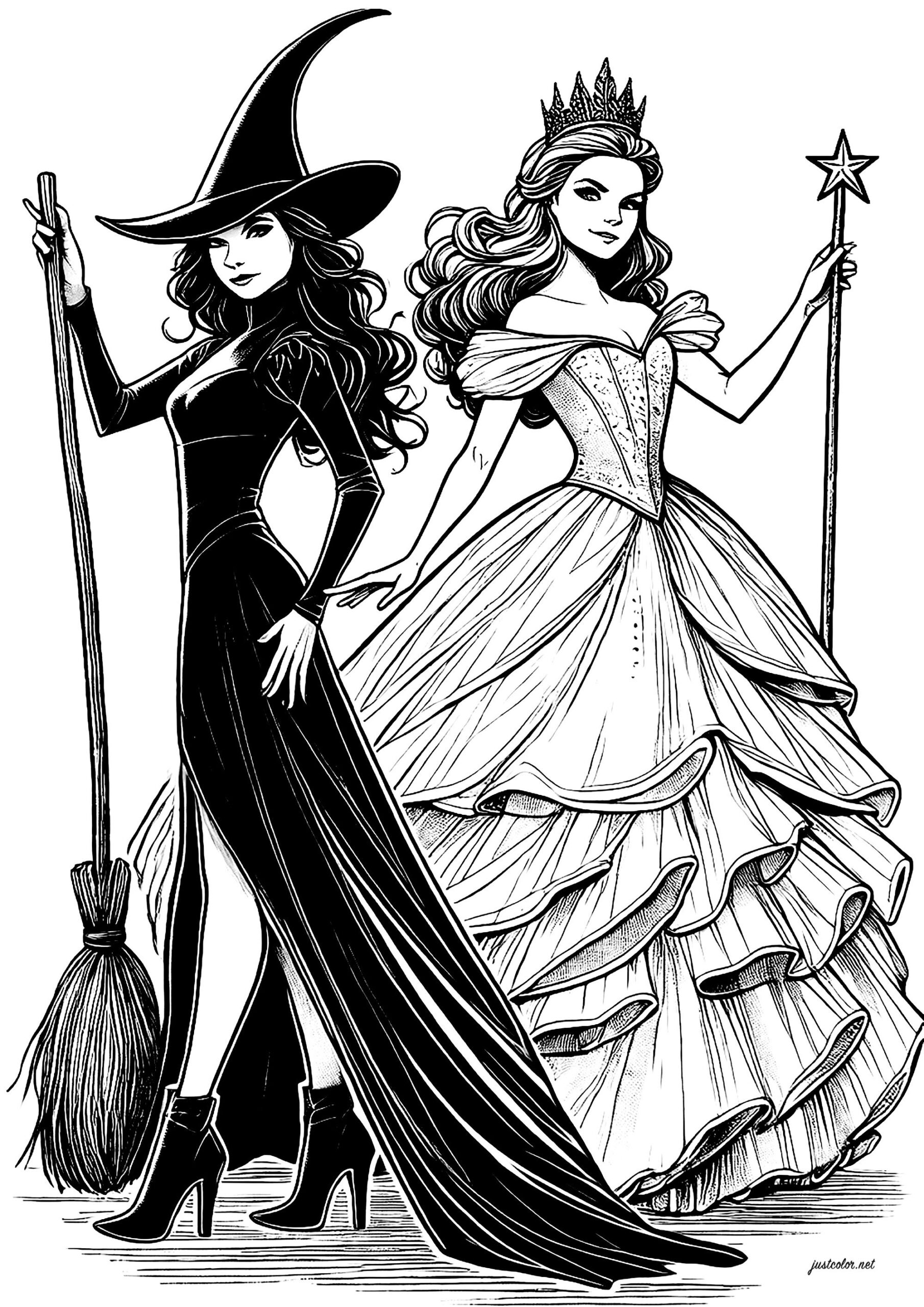 printable coloring pages wicked