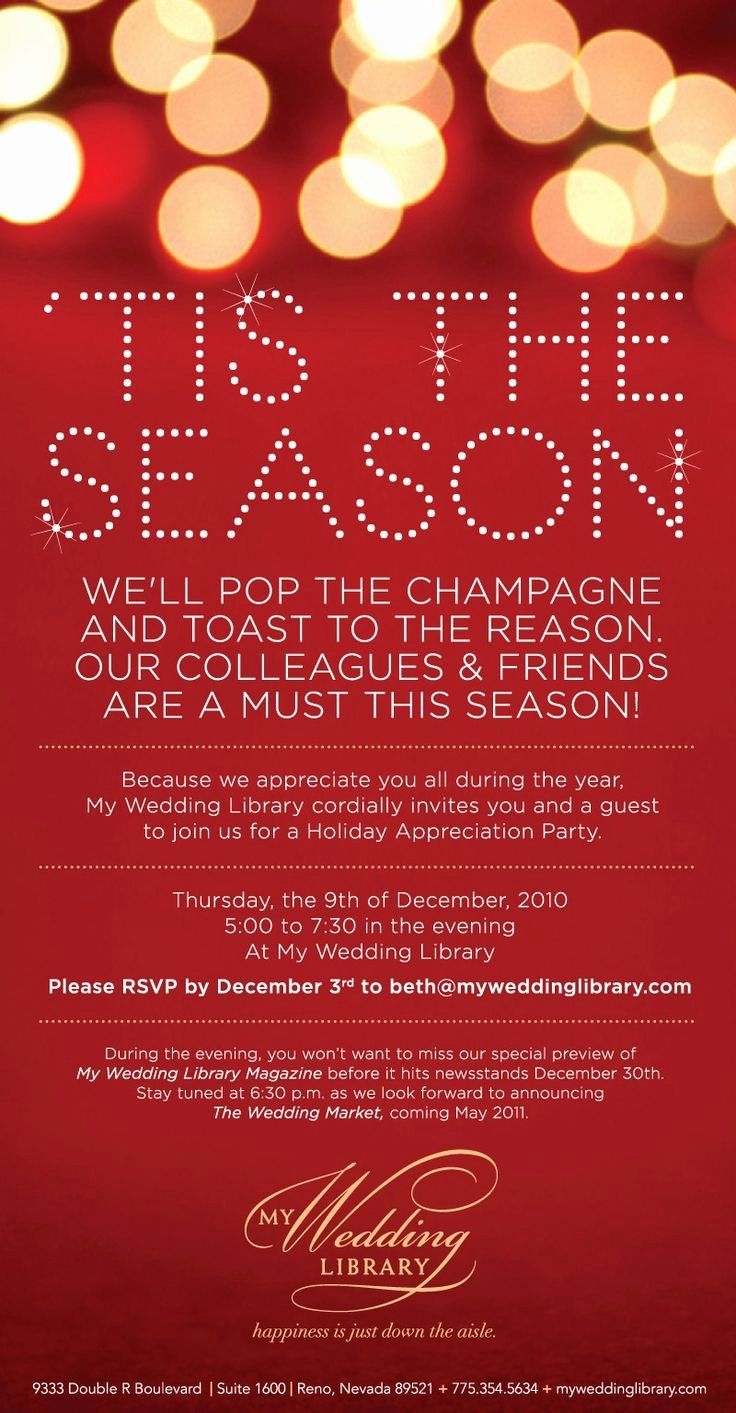 company holiday party invite template
