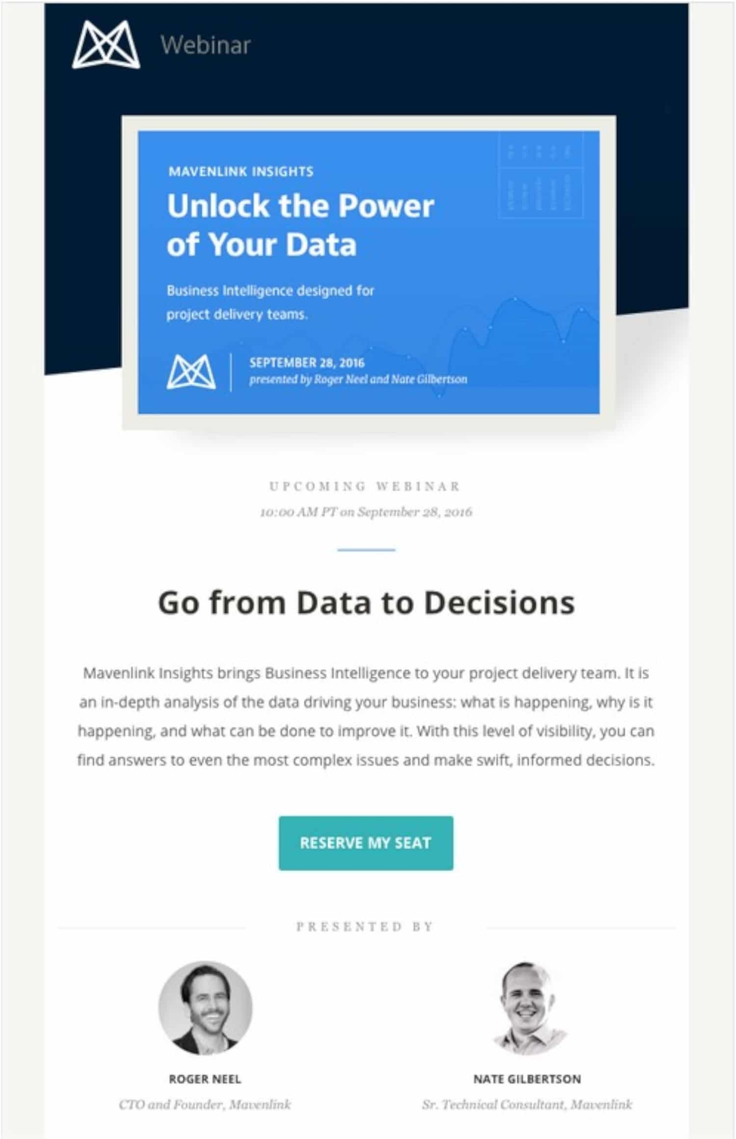 email template for webinar invite