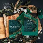 Emerald Green Wedding Invitation Templates