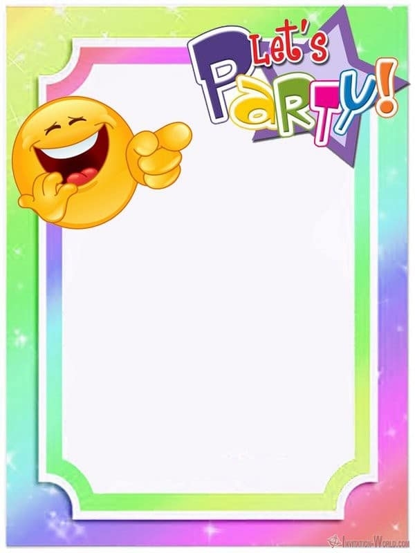 emoji invitation template
