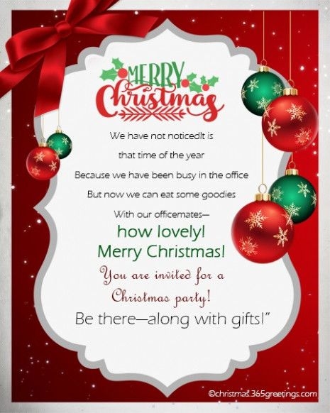 Employee Party Invitation