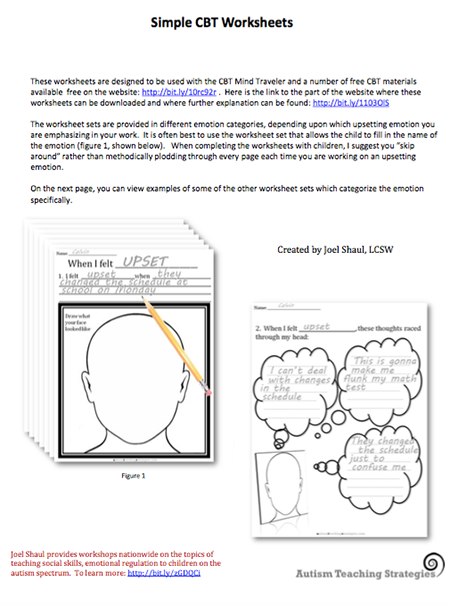 cbt worksheets for teens