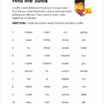 Englishlinx Suffixes Worksheets Worksheets Library