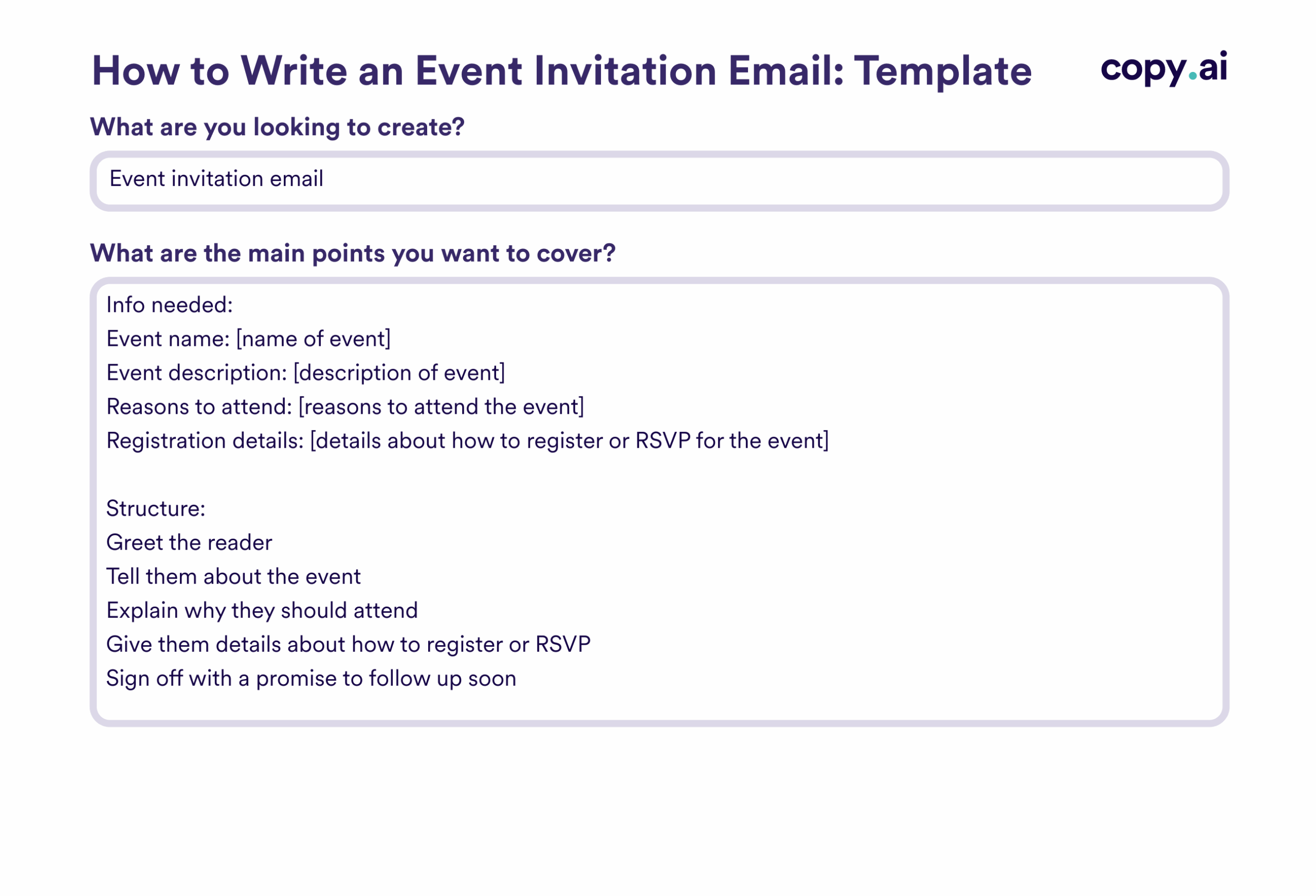 corporate email invitation templates