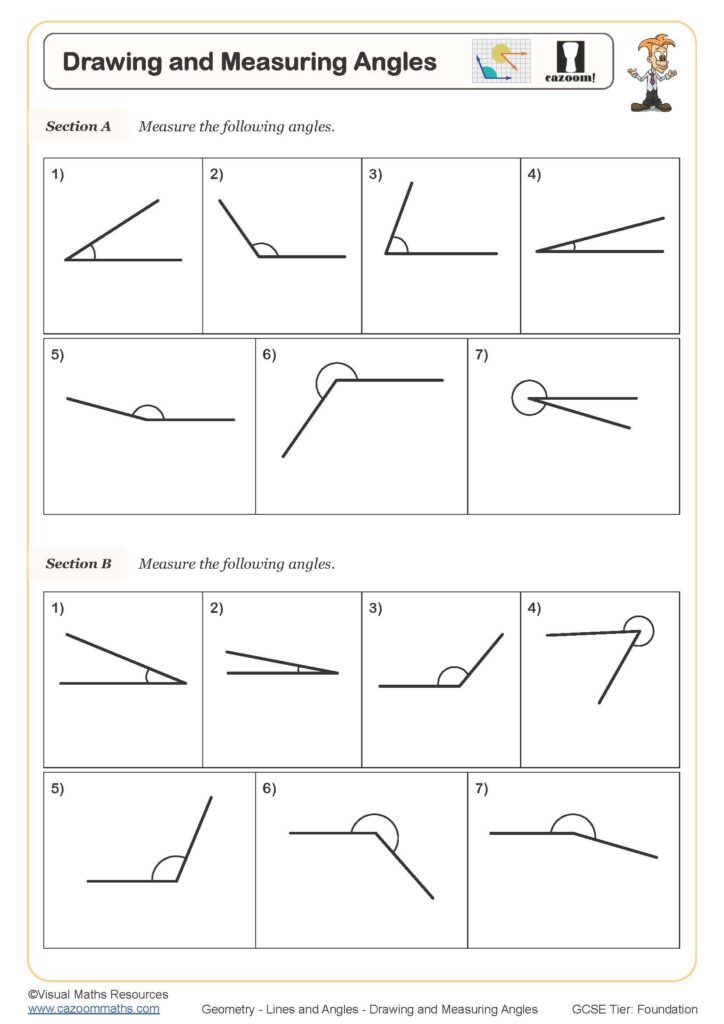 Explore And Master Angles Engaging Worksheets For Students