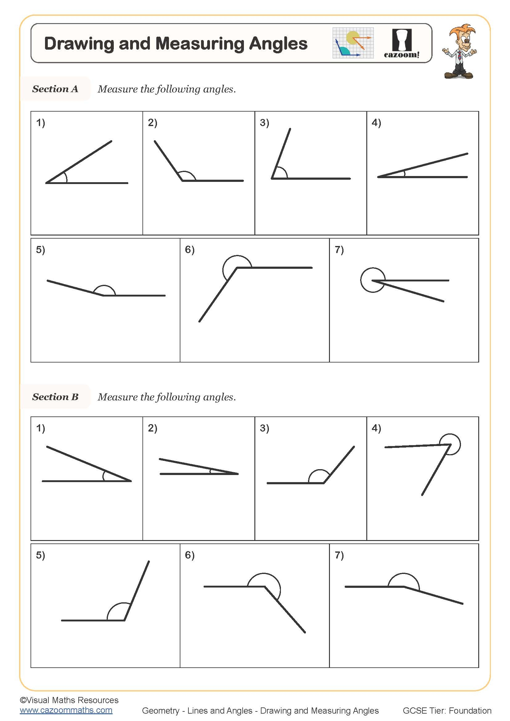 Explore And Master Angles Engaging Worksheets For Students