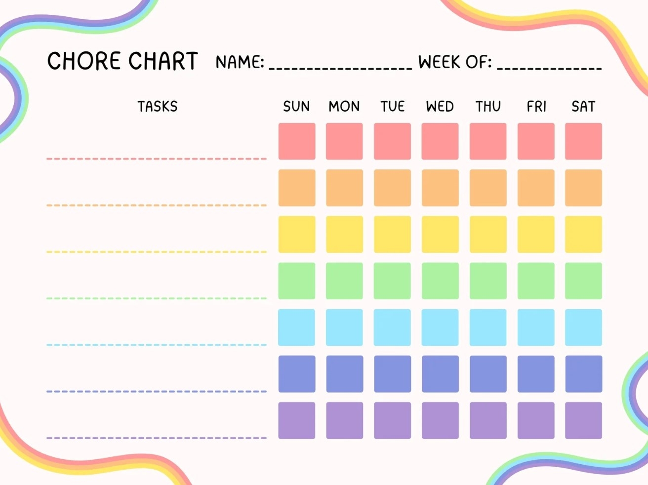 free printable chart templates
