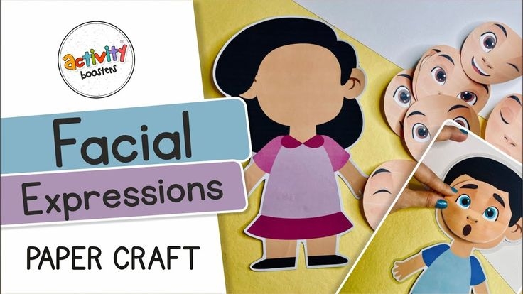 Facial Expressions Printable Paper Craft Template