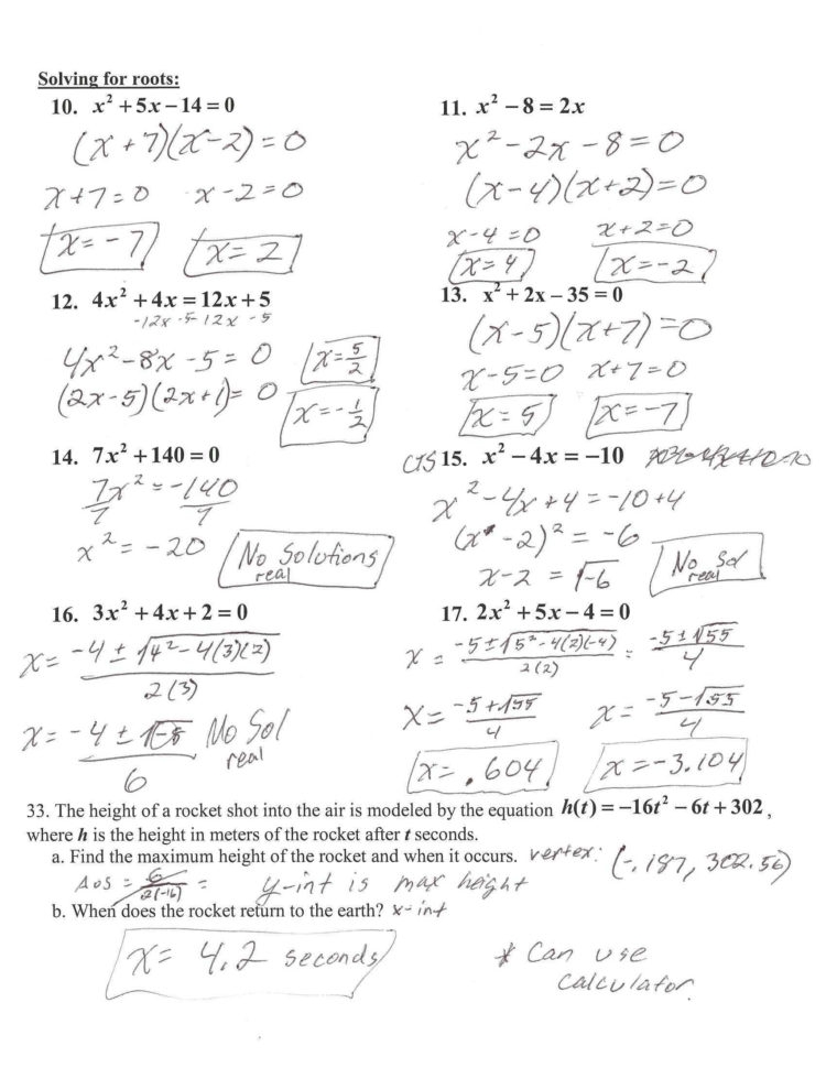 polynomials and factoring worksheet