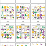 Family Friendly Printable Mardi Gras Bingo The Artisan Life