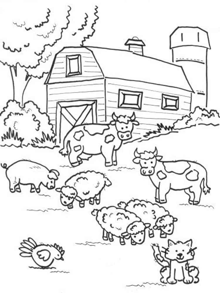 Farm Coloring Pages