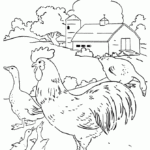 Farm Coloring Pages Coloring Home