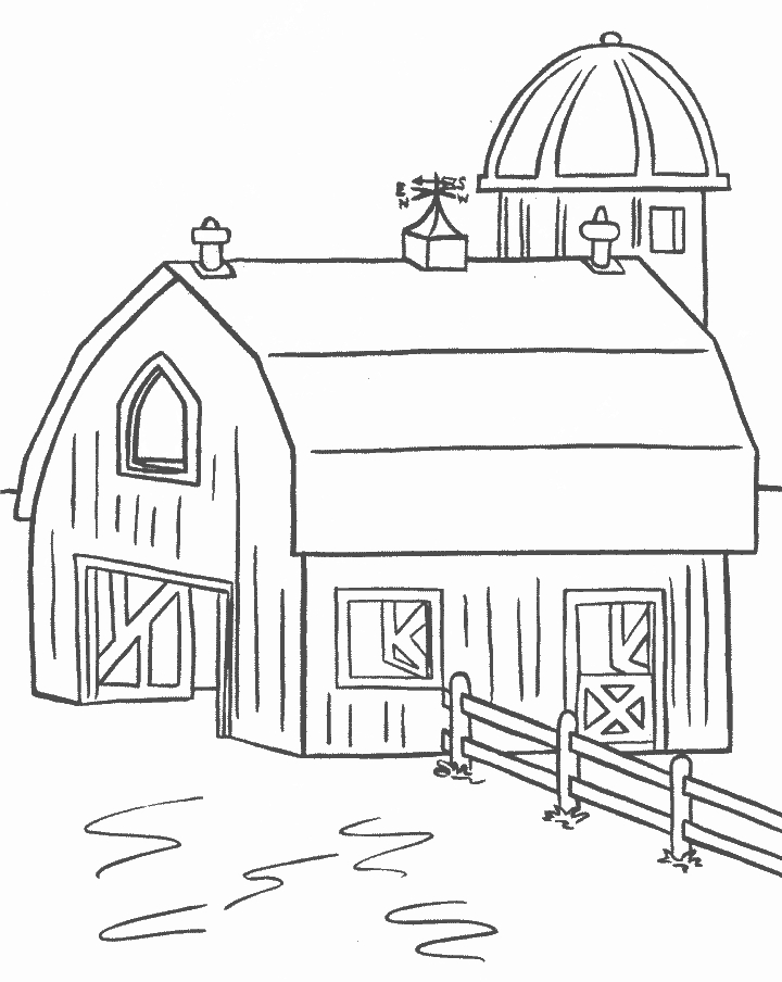 Farm3 Homes Coloring Pages Coloring Book