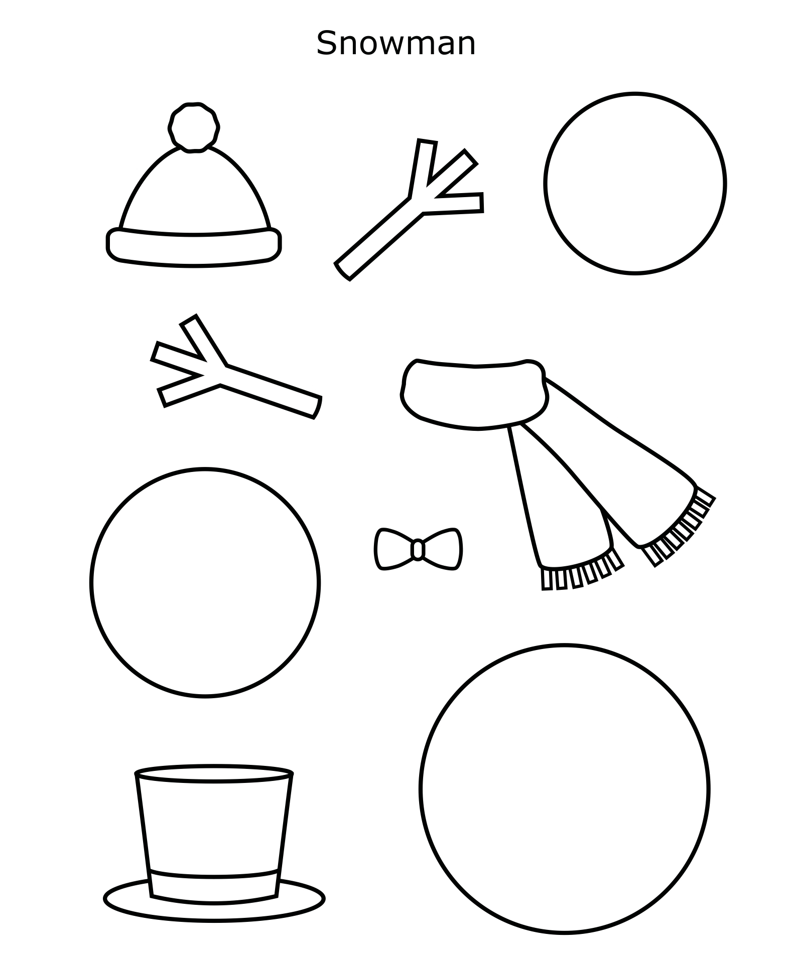 Felt Snowman Hat Template 10 Free PDF Printables Printablee
