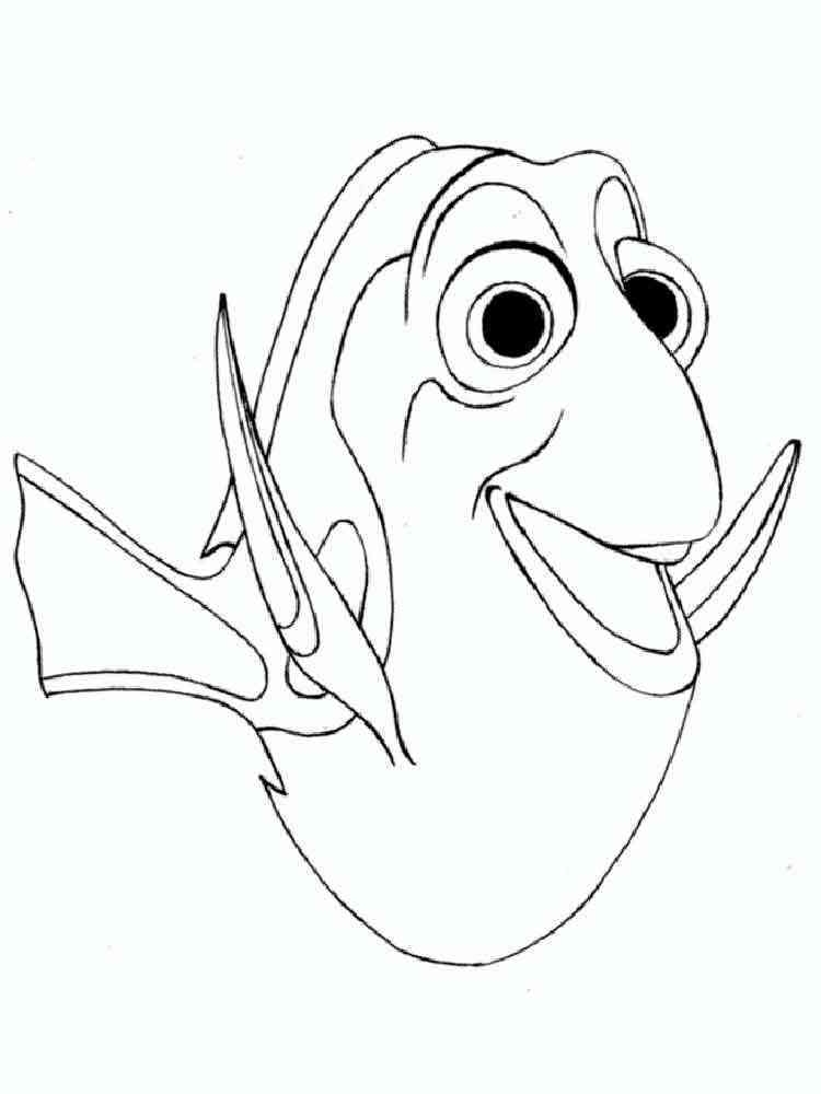 Dory Coloring Pages