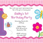 First Birthday Invitation Template