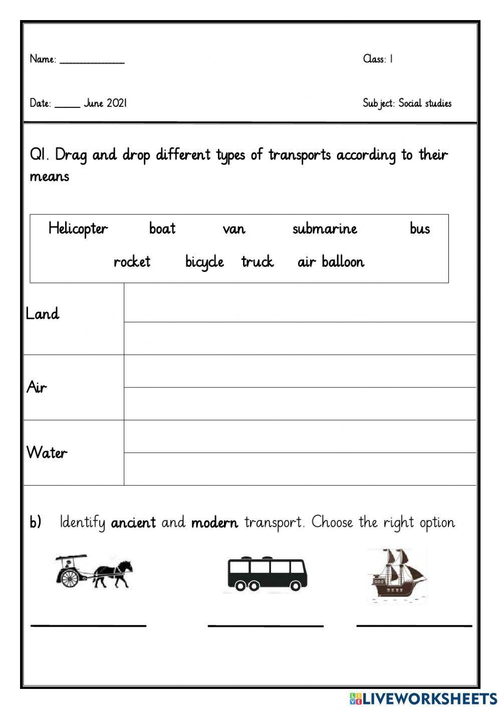 First Grade Social Studies Worksheets Printable Social Studies 