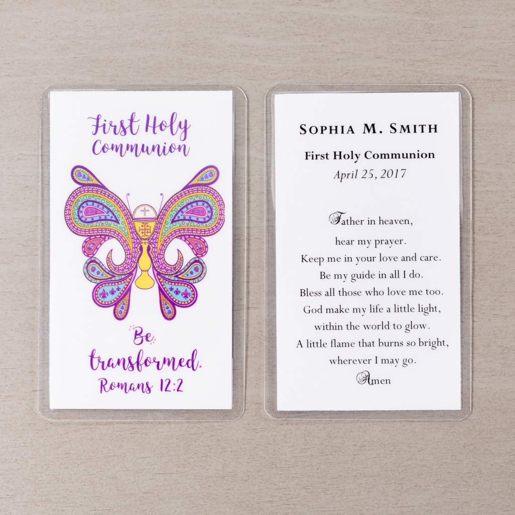 printable holy communion cards