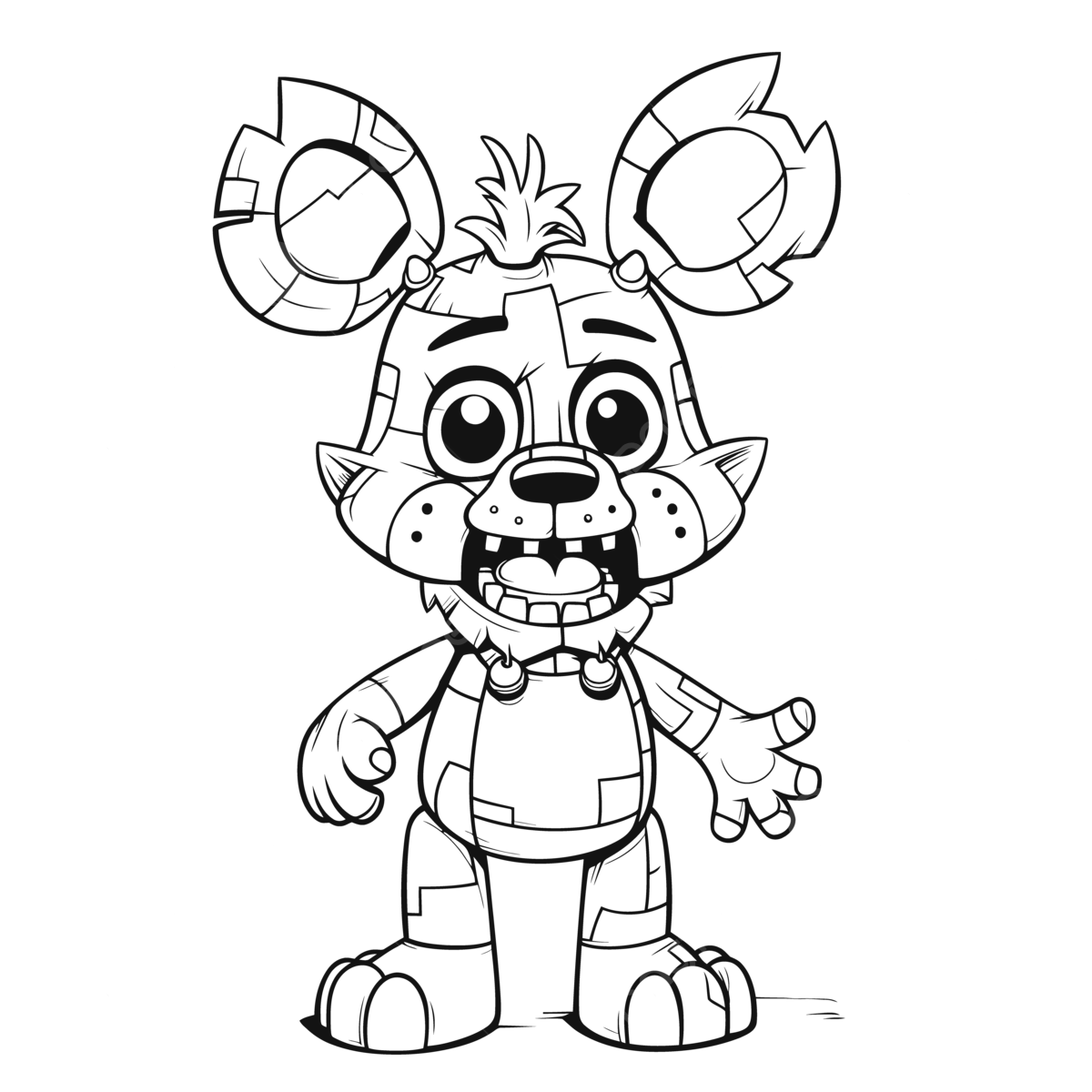 Five Nights Of Freddy Coloring Pages