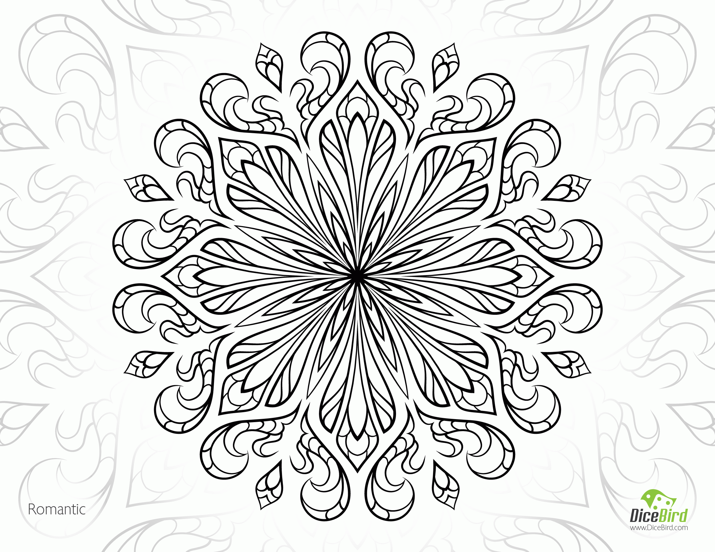 Flower Coloring Pages Advanced Coloring Home