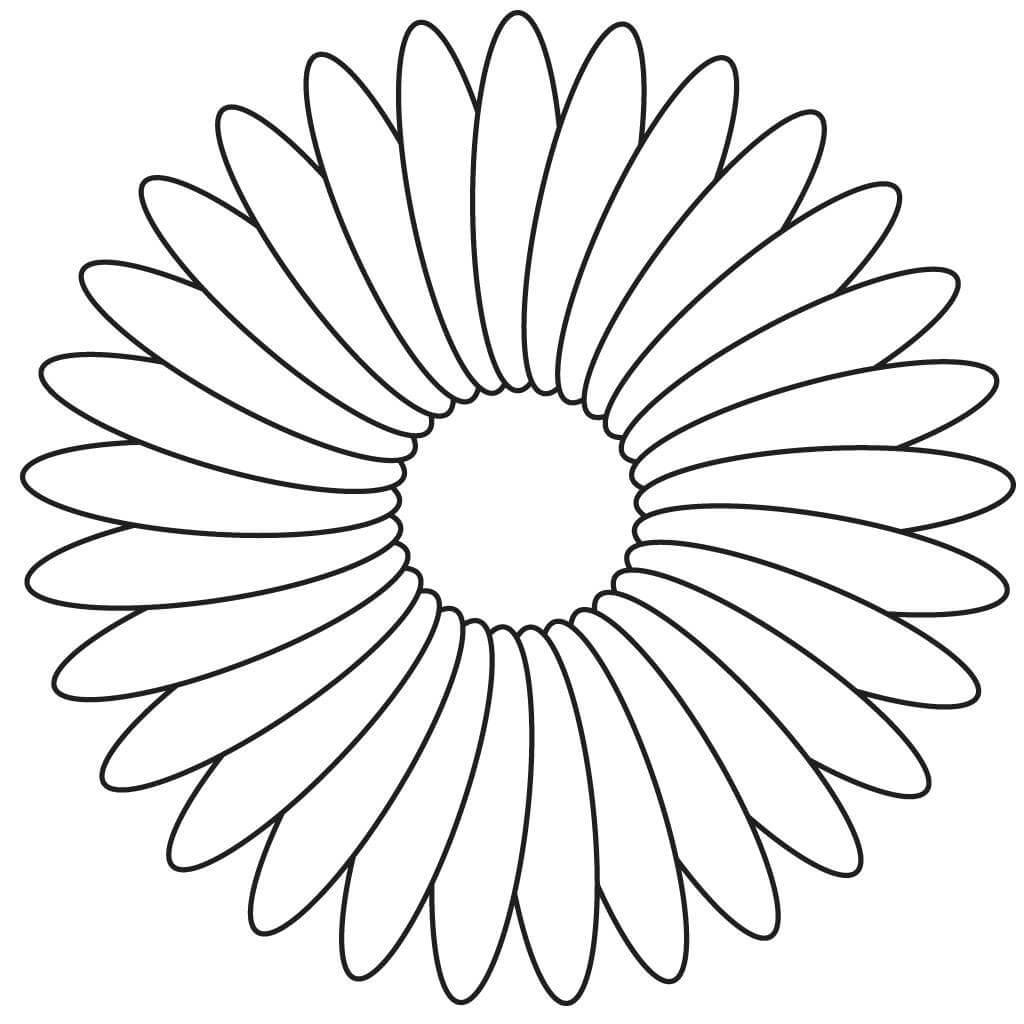 free flower coloring pages to print
