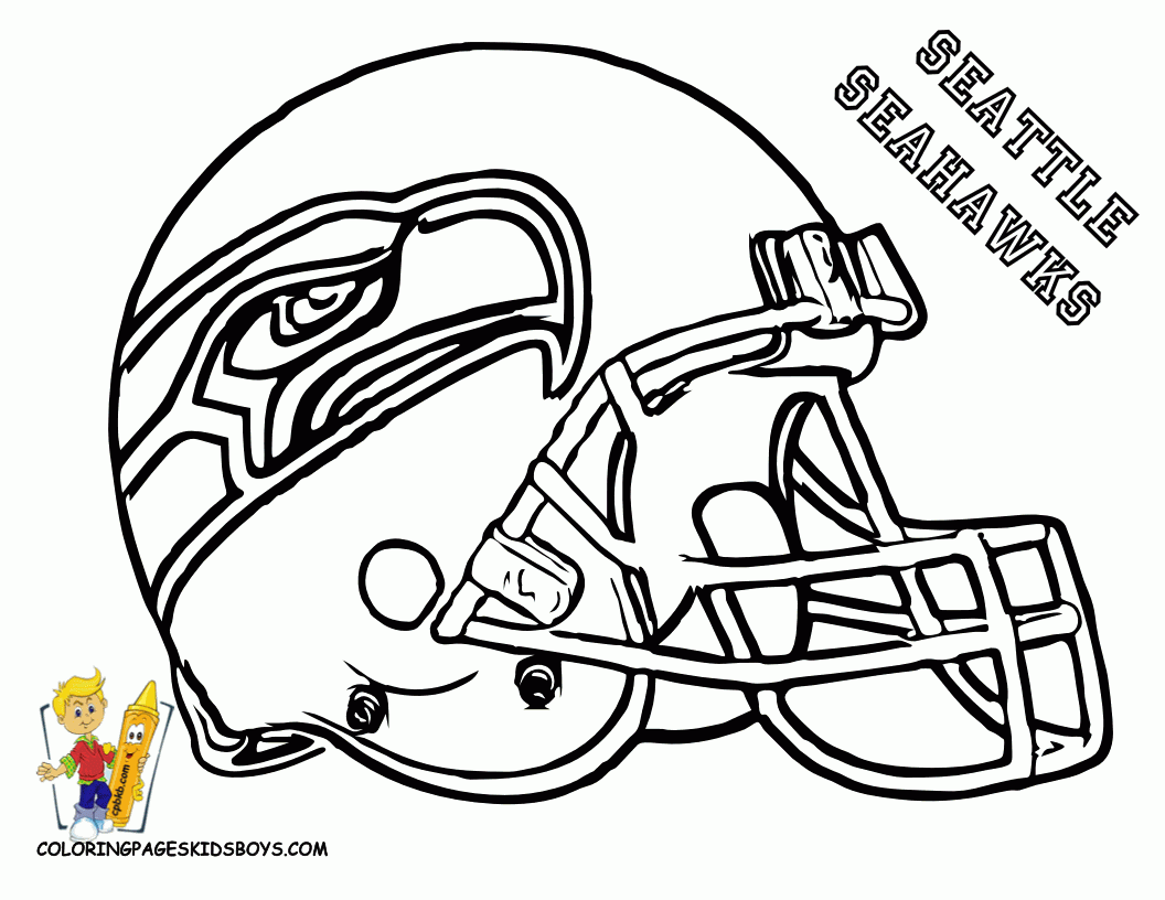 free football printable coloring pages