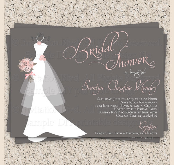 FREE 35 Best Bridal Shower Invitation Templates In AI MS Word 
