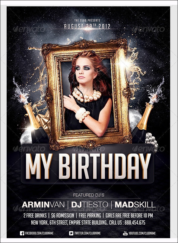 editable birthday invitation templates free download