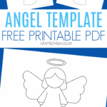 Free Angel Template Printable PDF Crafts On Sea Christmas Angel