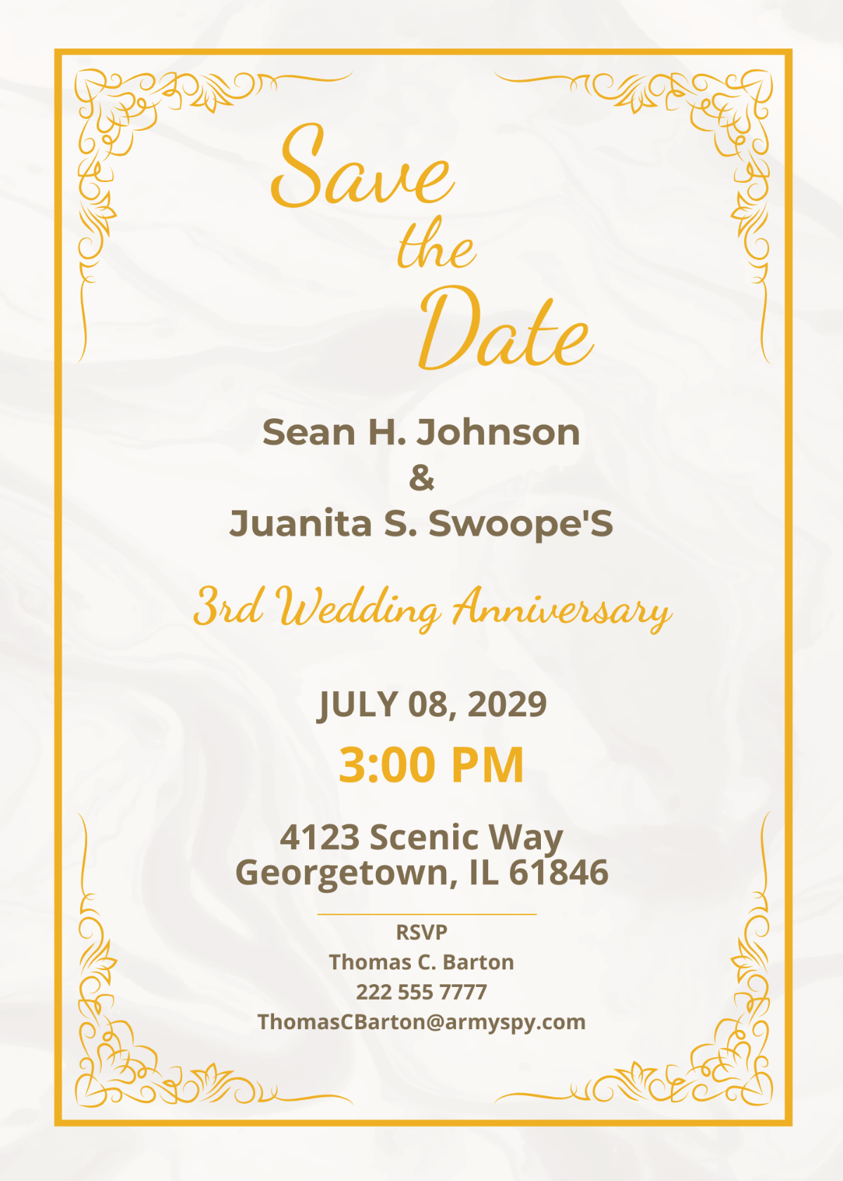 company anniversary invitation card template free download