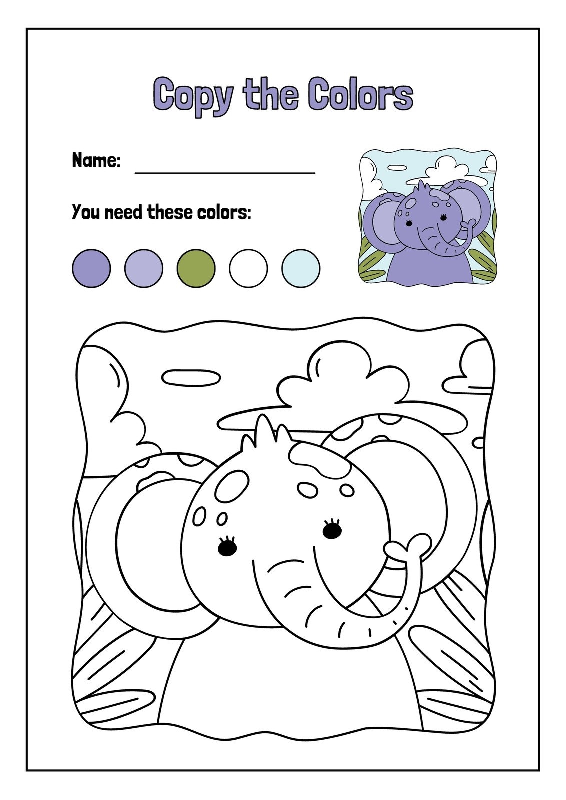 art worksheet free printable