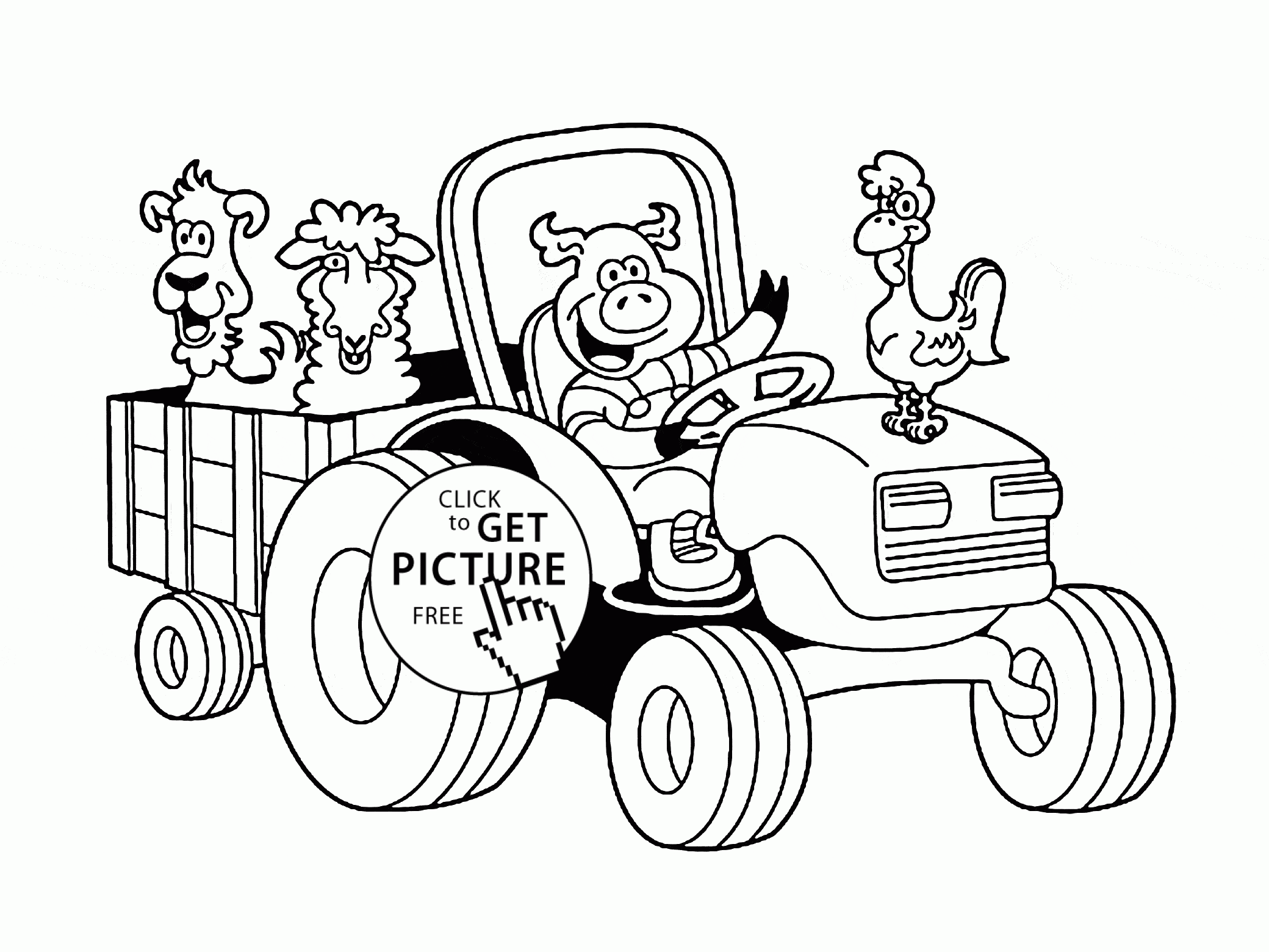 Free Barn Animal Coloring Pages Coloring Home