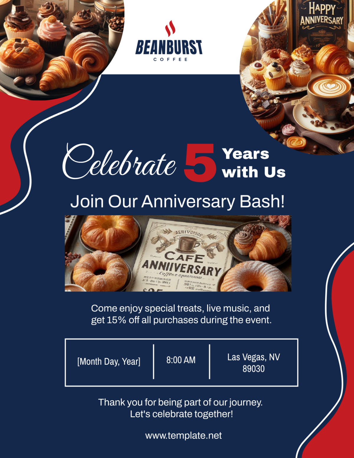 Free Cafe Invitation Flyer Template To Edit Online
