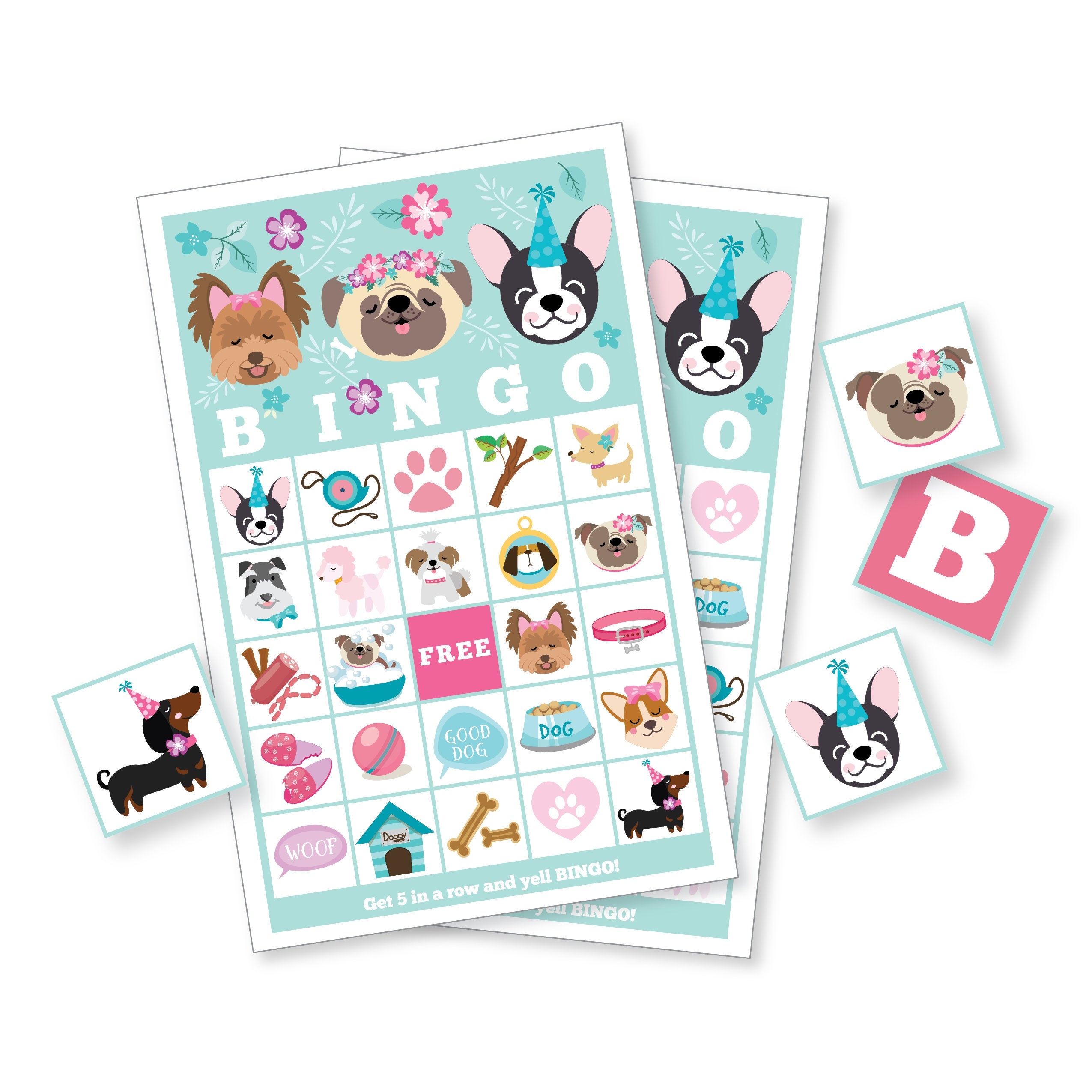 Free Cat And Dog Bingo Kids Game The Inspiration Edit Printable 