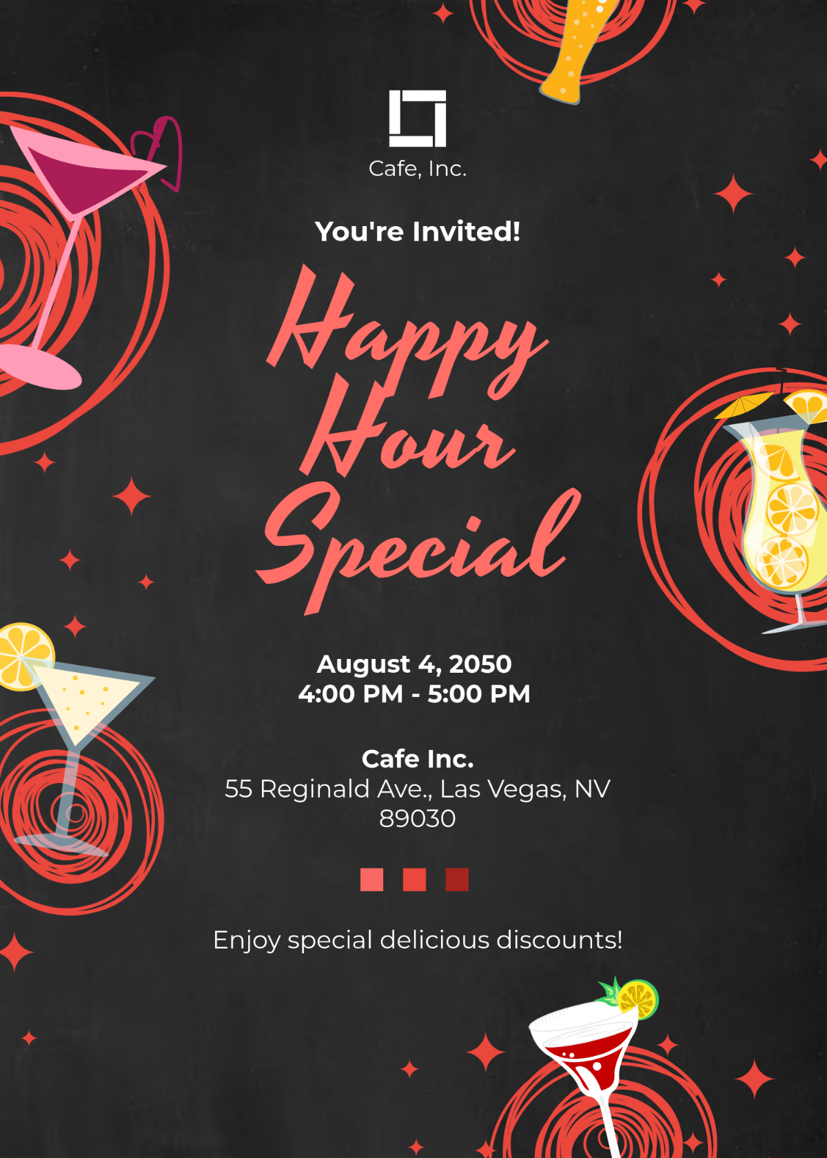 chalkboard invitation template free