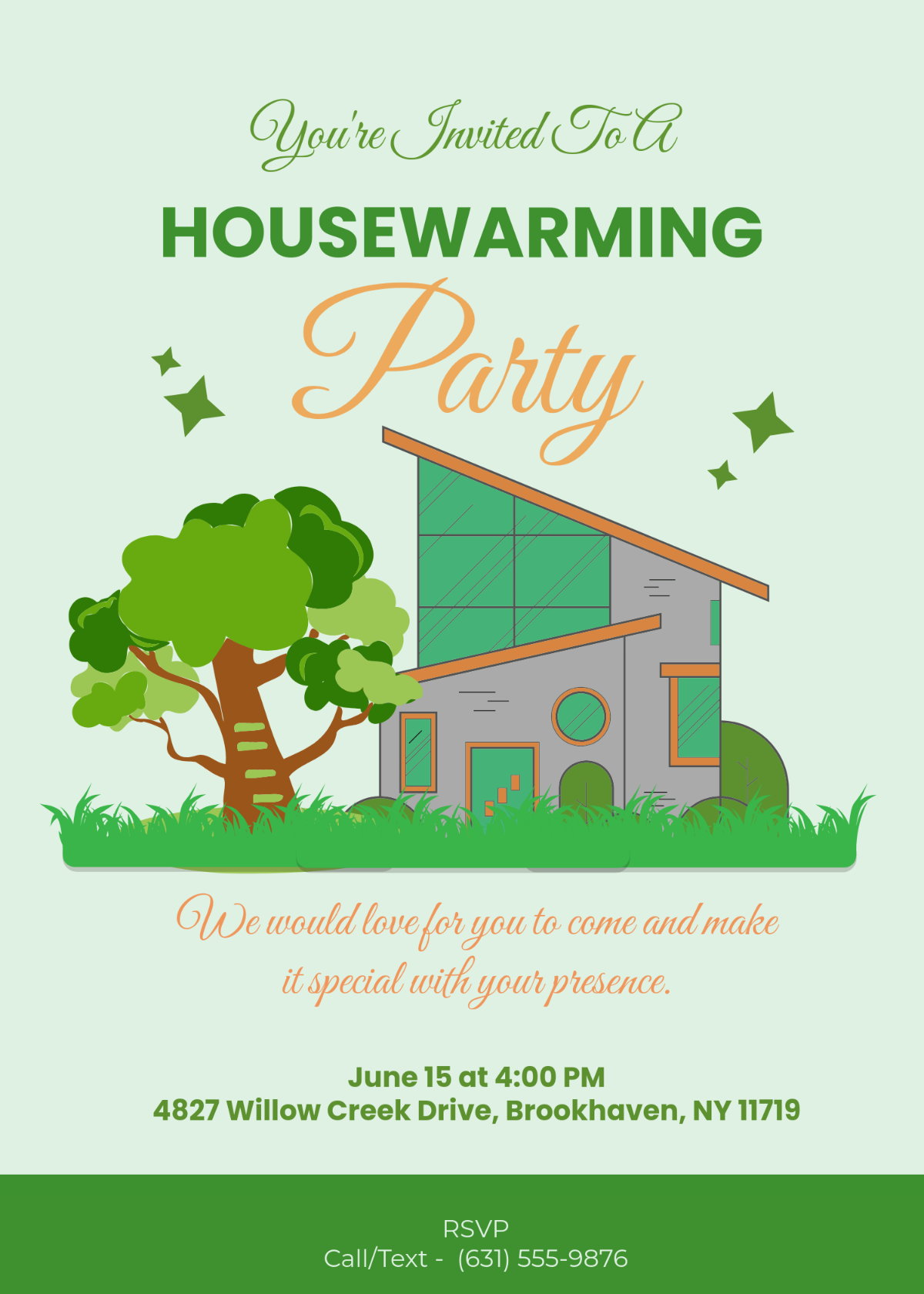 Free Christian Housewarming Invitation Template To Edit Online