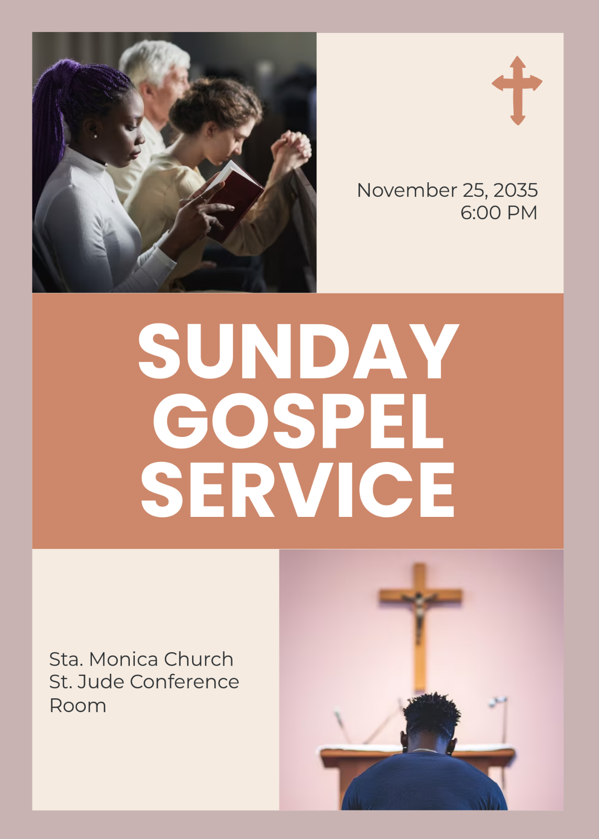 church service invitation template