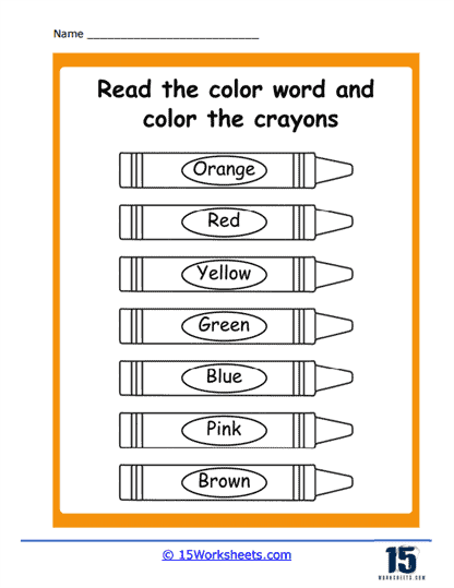 Free Color Word Worksheet Download Free Color Word Worksheet Png 