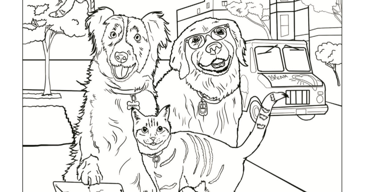 Free Coloring Pages Of Cats