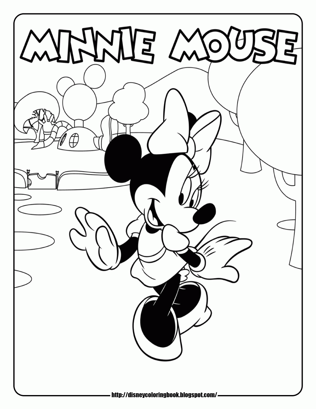 mickey mouse coloring pages free