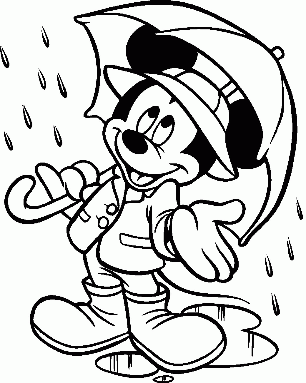 Free Coloring Pages For Mickey Mouse Coloring Home