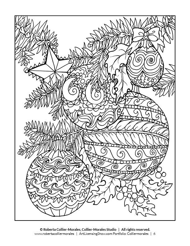 holiday coloring pages free printable