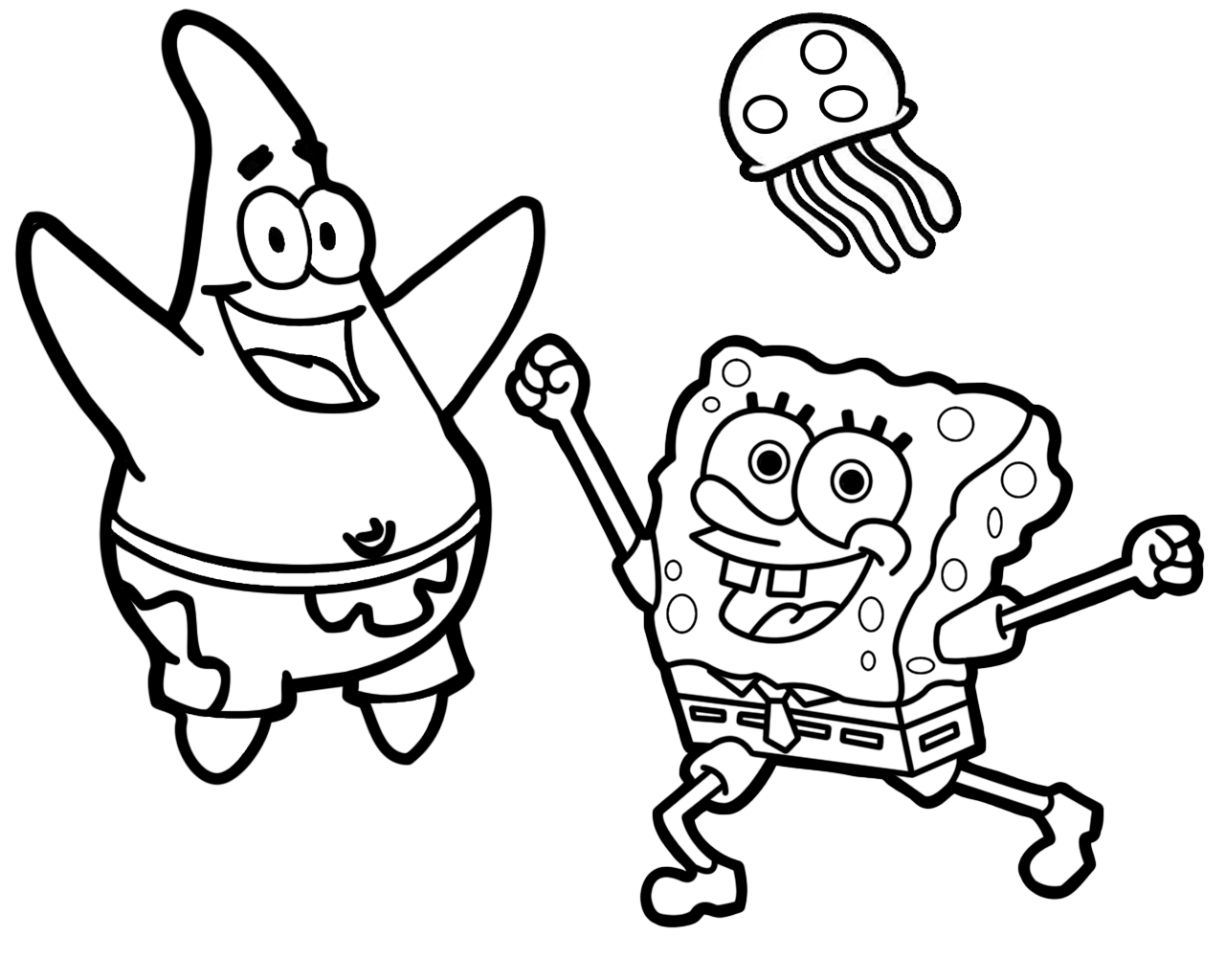 Free Coloring Pages Spongebob Squarepants Free Coloring Pages The 