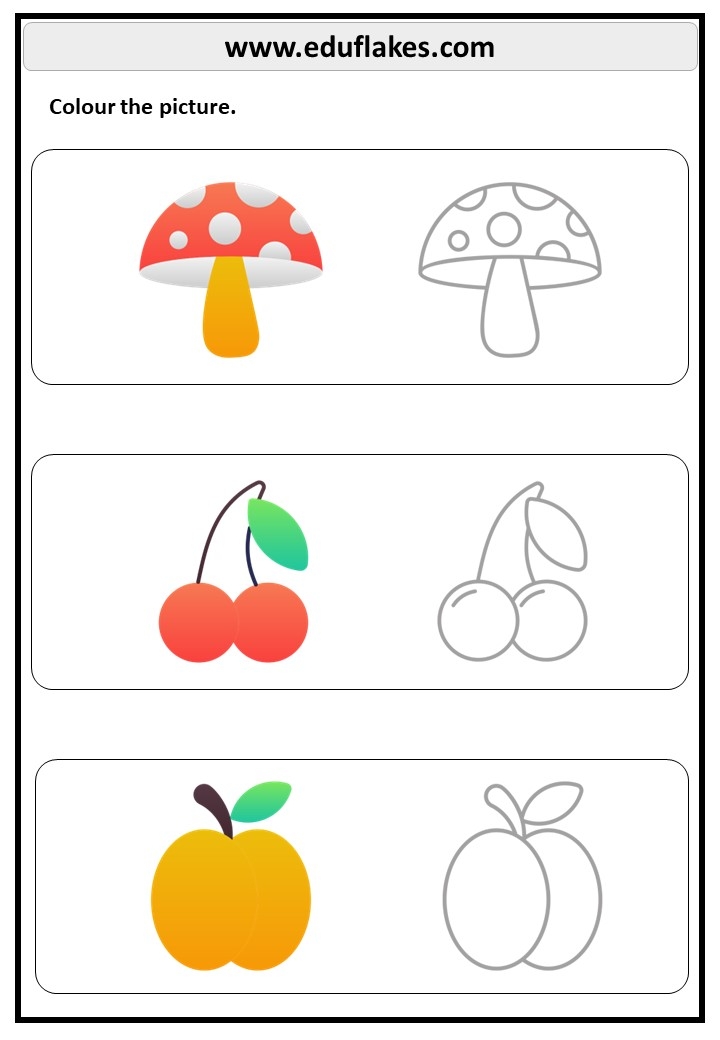 coloring worksheets for kindergarten free
