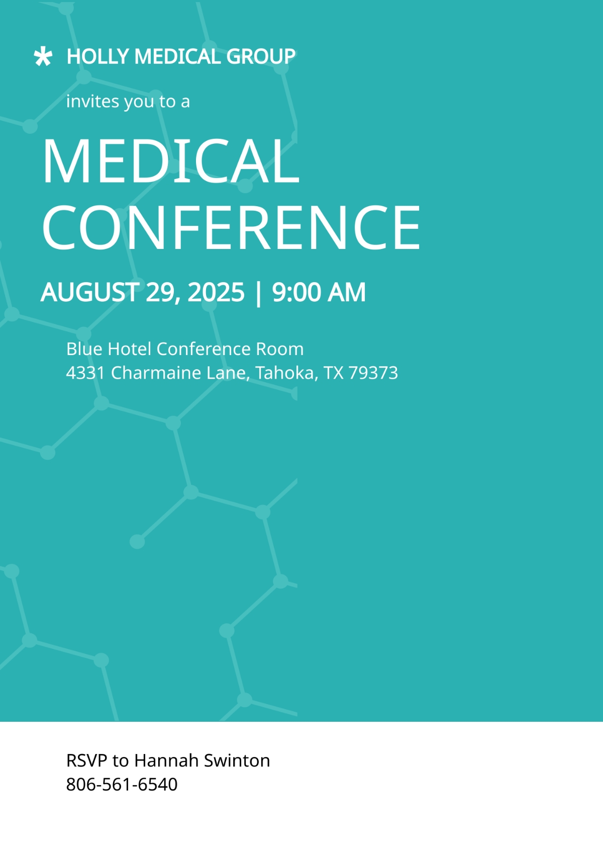 email template for conference invitation