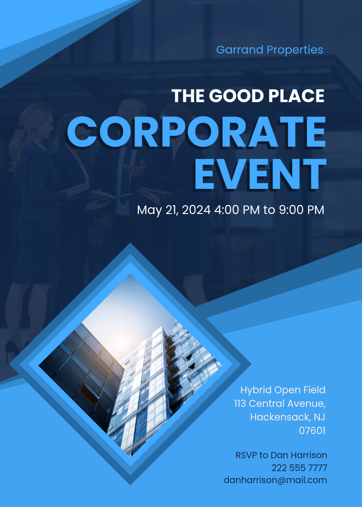 corporate event invitation template